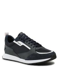 Hugo Sneakersy Icelin 50498329 Granatowy. Kolor: niebieski. Materiał: materiał