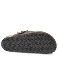 Klapki damskie Vinceza, klapki cholewka ze skóry naturalnej zamszowej wsuwany fason zabudowany przód, brązowe, 101332. Okazja: na co dzień. Kolor: brązowy. Materiał: skóra, zamsz. Sezon: lato. Styl: elegancki, klasyczny, casual #7