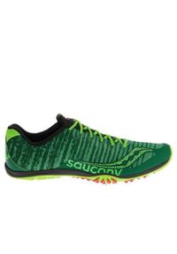 Buty do biegania męskie Saucony Kilkenny XC UK. Zapięcie: sznurówki. Kolor: zielony, wielokolorowy. Materiał: syntetyk, materiał. Szerokość cholewki: normalna