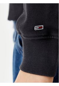 Tommy Jeans Bluza Script Logo DW0DW20303 Czarny Boxy Fit. Kolor: czarny. Materiał: bawełna #3