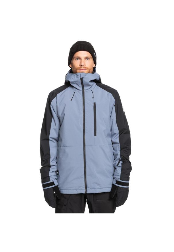 Quiksilver - Kurtka śniegowa techniczna dla Mężczyzn MISSION Szary. Kolor: szary. Materiał: poliester. Sezon: zima. Sport: narciarstwo
