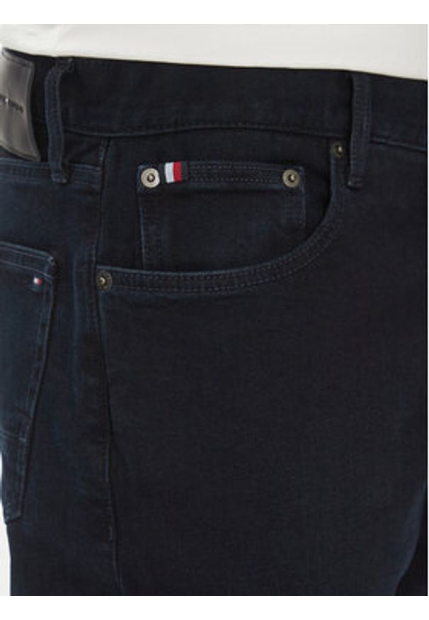 TOMMY HILFIGER - Tommy Hilfiger Jeansy MW0MW39039 Granatowy Regular Fit. Kolor: niebieski