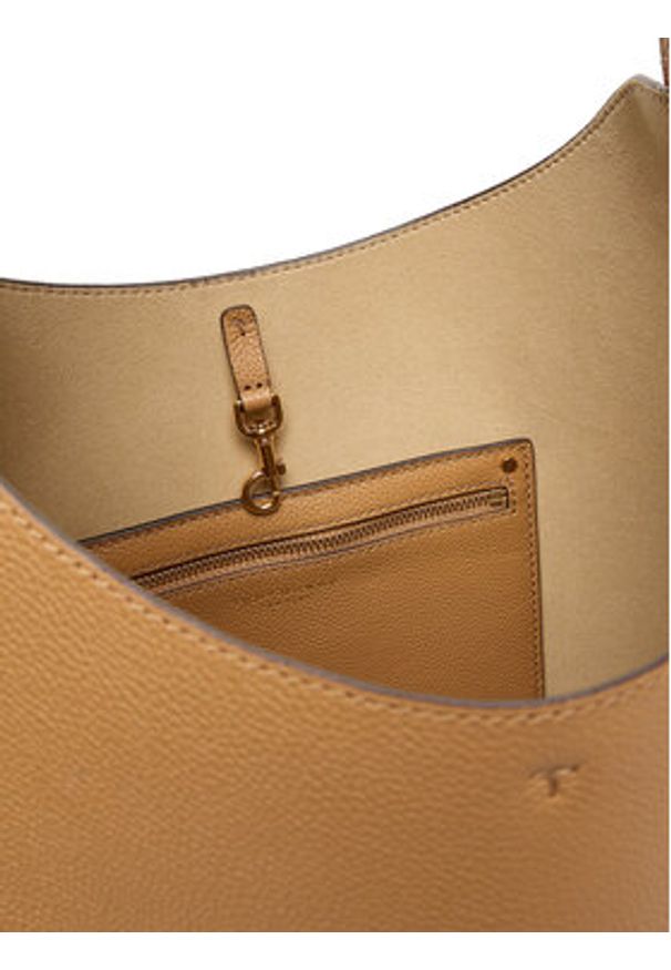 Tory Burch Torebka Romy Hobo 170964 Brązowy. Kolor: brązowy. Materiał: skórzane