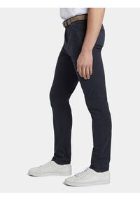 Tom Tailor Denim Chinosy 1008253 Granatowy Slim Fit. Kolor: niebieski. Materiał: bawełna