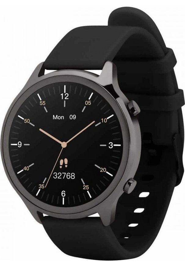 GARETT - Smartwatch Garett Veronica Czarny (5904238484562). Rodzaj zegarka: smartwatch. Kolor: czarny
