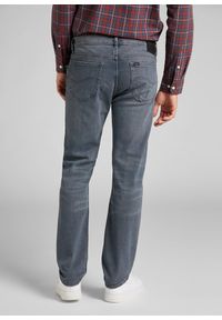 Lee - LEE RIDER MĘSKIE SPODNIE JEANSOWE MID WORN SHARK L701NKGM