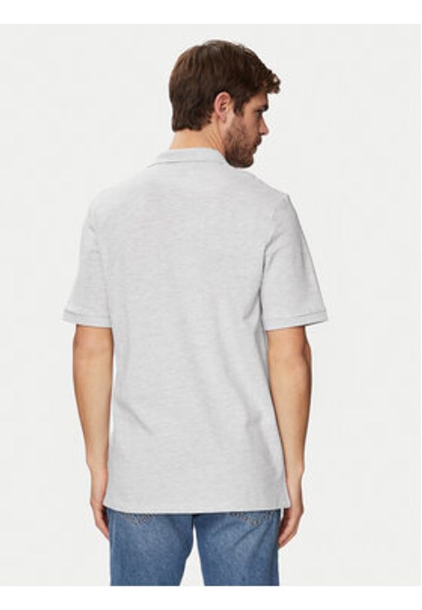 Jack & Jones - Jack&Jones Polo Josh 12247387 Biały Standard Fit. Typ kołnierza: polo. Kolor: biały. Materiał: bawełna