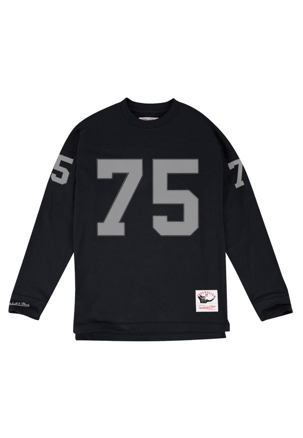Mitchell & Ness - Bluza Los Angeles Raiders Howie Long. Kolor: czarny. Sport: piłka nożna