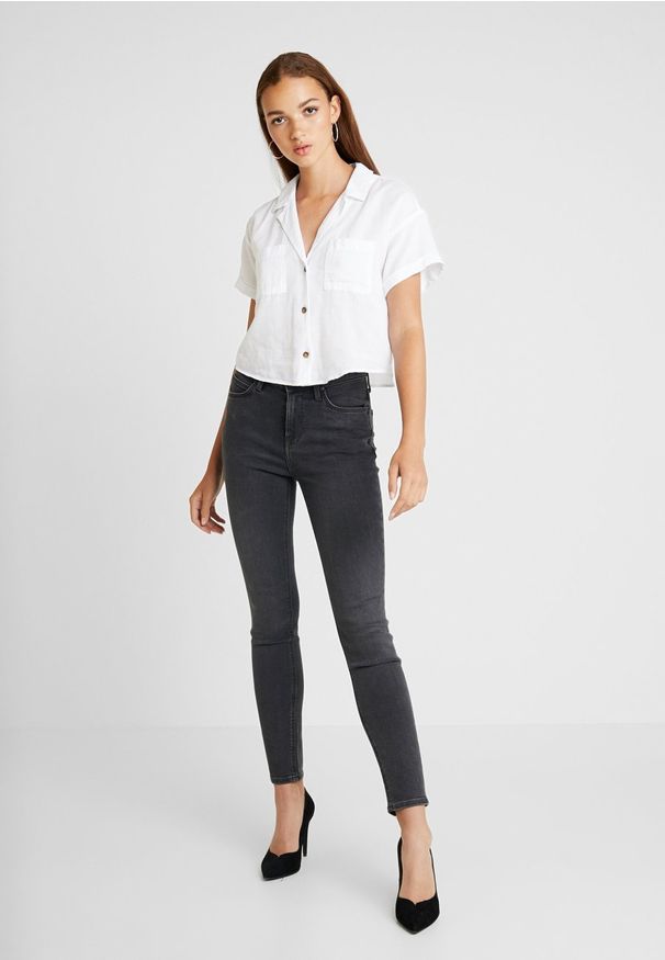 Lee - LEE SCARLETT HIGH DAMSKIE SPODNIE JEANSOWE JEANSY BLACK WHITLEY L626PIQR 112114307