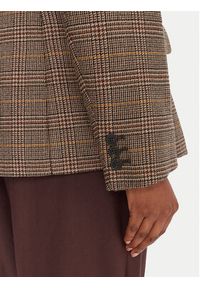 Weekend Max Mara Marynarka Giove 2525046022 Brązowy Regular Fit. Kolor: brązowy. Materiał: wełna #4