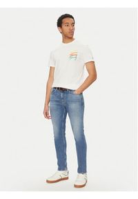 Tommy Jeans T-Shirt Twisted Signature DM0DM20771 Biały Regular Fit. Kolor: biały. Materiał: bawełna #5