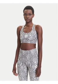 Adidas by Stella McCartney - adidas by Stella McCartney Biustonosz sportowy Power Impact JM6092 Beżowy Slim Fit. Kolor: beżowy. Materiał: syntetyk #1