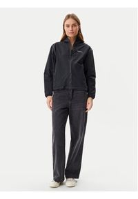 Guess Jeans Płaszcz przejściowy W5GL29 WH8N2 Czarny Regular Fit. Kolor: czarny. Materiał: syntetyk