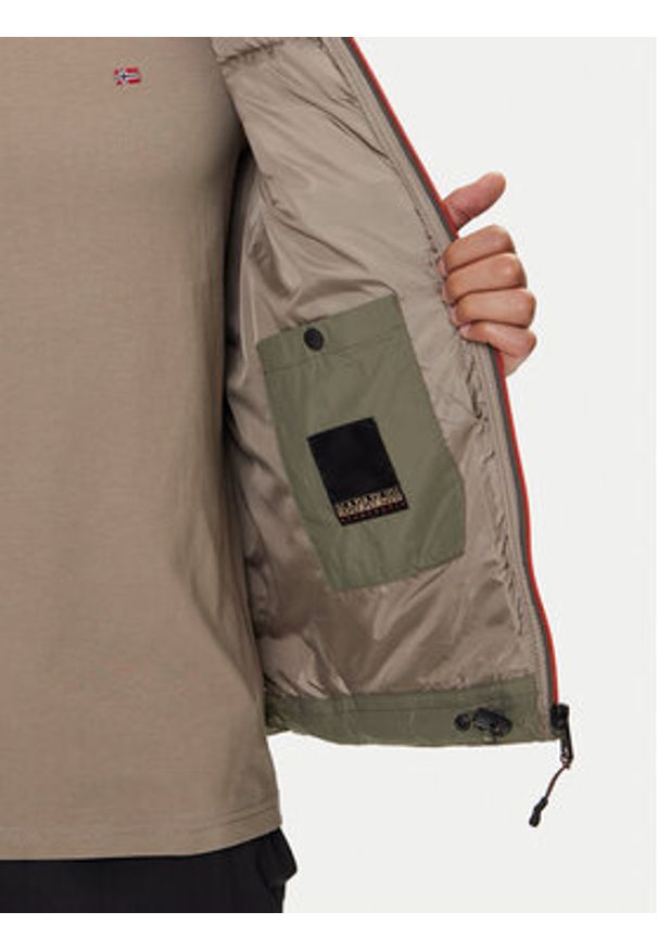 Napapijri Kurtka zimowa A-Lapaz H NP0A4I26 Zielony Regular Fit. Kolor: zielony. Materiał: syntetyk. Sezon: zima
