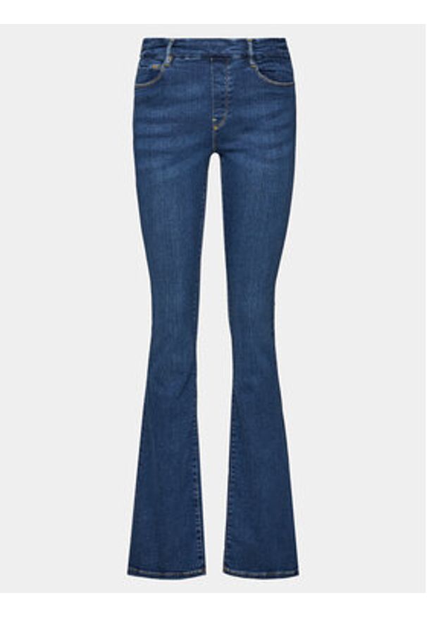 Guess Jeansy W4GA58 D5BR0 Granatowy Bootcut Fit. Kolor: niebieski