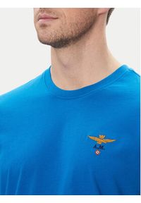 Aeronautica Militare T-Shirt 251TS1580J372 Niebieski Regular Fit. Kolor: niebieski. Materiał: bawełna #3