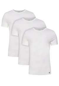 Calvin Klein Underwear Komplet 3 t-shirtów LV00NB4051 Biały Regular Fit. Kolor: biały. Materiał: bawełna