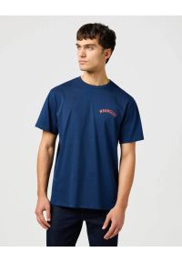 Wrangler - MESKA KOSZULKA WRANGLER GRAPHIC TEE NAVY 112362806 #3