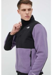 The North Face bluza sportowa Denali kolor fioletowy. Kolor: fioletowy. Materiał: polar, włókno, dzianina, materiał. Styl: sportowy #1