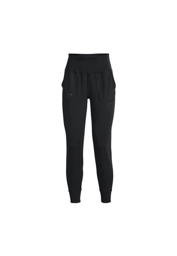 Spodnie treningowe damskie Under Armour Motion Jogger. Kolor: czarny. Materiał: dresówka