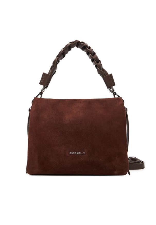 Coccinelle Torebka P6P Boheme Suede Bimaterial E1 P6P 58 01 01 Brązowy. Kolor: brązowy. Materiał: skórzane, zamszowe