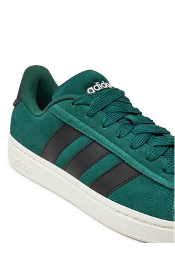Adidas - adidas Sneakersy Grand Court Alpha IH3847 Zielony. Kolor: zielony. Materiał: skóra, zamsz