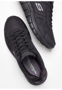 bonprix - Sneakersy Skechers z pianką Memory. Kolor: czarny