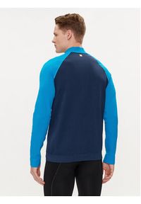 Brubeck Bluza LS1408M Granatowy Regular Fit. Kolor: niebieski. Materiał: syntetyk #4