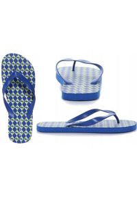 Regatta - Klapki dla mężczyzn Bali. Okazja: na plażę. Kolor: niebieski, biały, wielokolorowy. Sezon: wiosna, lato. Styl: sportowy #1