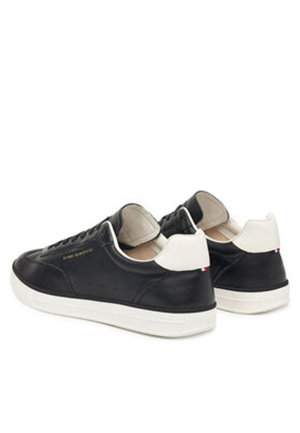 TOMMY HILFIGER - Tommy Hilfiger Sneakersy Lo Lux Lth FM0FM05815 Czarny. Kolor: czarny. Materiał: skóra
