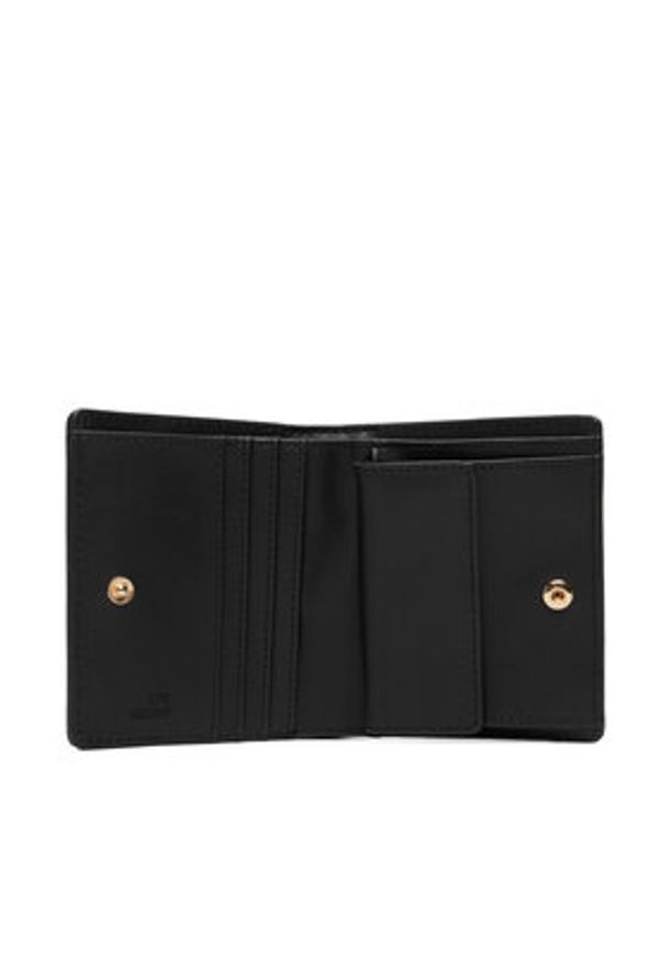Love Moschino - LOVE MOSCHINO Portfel JC5601PP1OLA0000 Czarny. Kolor: czarny. Materiał: skóra