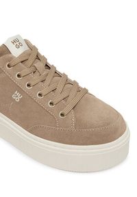 Hugo - HUGO Sneakersy Lyzz 50563581 Brązowy. Kolor: brązowy. Materiał: skóra, zamsz #5