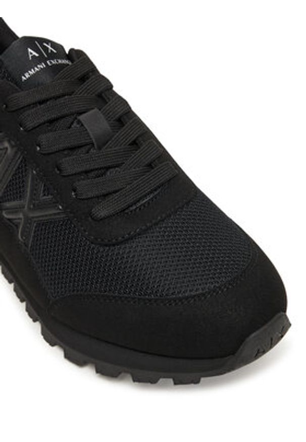 Armani Exchange Sneakersy XW002150 AF19388 MC005 Czarny. Kolor: czarny. Materiał: materiał