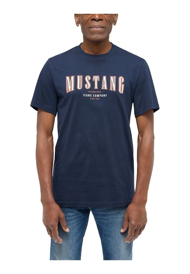 Męski T-Shirt Mustang Style Austin Dark Sapphire 1016266 4136