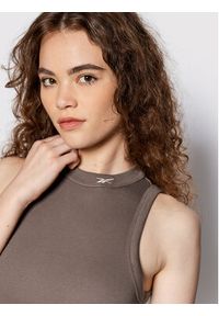 Reebok Top Classics HN6644 Brązowy Slim Fit. Kolor: brązowy. Materiał: bawełna #4