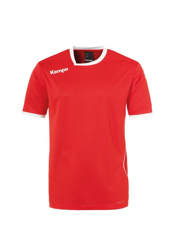KEMPA - Koszulka dziecięca Kempa Curve. Kolor: wielokolorowy, biały, czerwony. Materiał: materiał. Sport: fitness