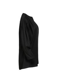 ANIA KUCZYŃSKA - Czarna koszula z wiskozy Aurelia. Okazja: na co dzień. Kolor: czarny. Materiał: wiskoza. Długość: długie. Wzór: aplikacja. Styl: casual, wizytowy #5