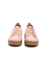 Renee - Różowe Sneakersy Luxurious. Kolor: różowy. Obcas: na platformie