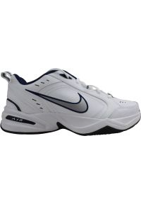 Buty Nike Air Monarch Iv M 415445-102 białe. Kolor: biały. Materiał: syntetyk, skóra ekologiczna, materiał. Szerokość cholewki: normalna