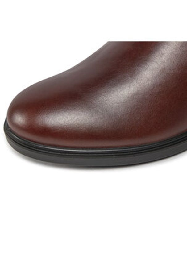 ecco - ECCO Botki 20981301667 Brązowy. Kolor: brązowy. Materiał: skóra