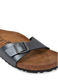 Birkenstock Klapki Madrid BF 1021532 Szary. Kolor: szary. Materiał: skóra #5