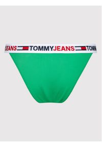 Tommy Jeans Dół od bikini High Leg Cheeky UW0UW03400 Zielony. Kolor: zielony. Materiał: syntetyk #3