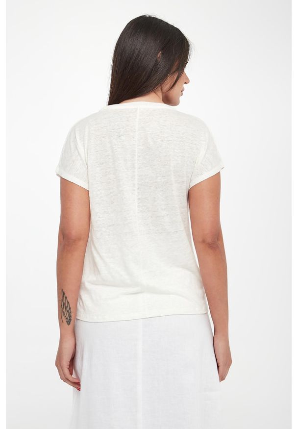 Ecoalf - T-shirt damski lniany Arendal ECOALF. Materiał: len