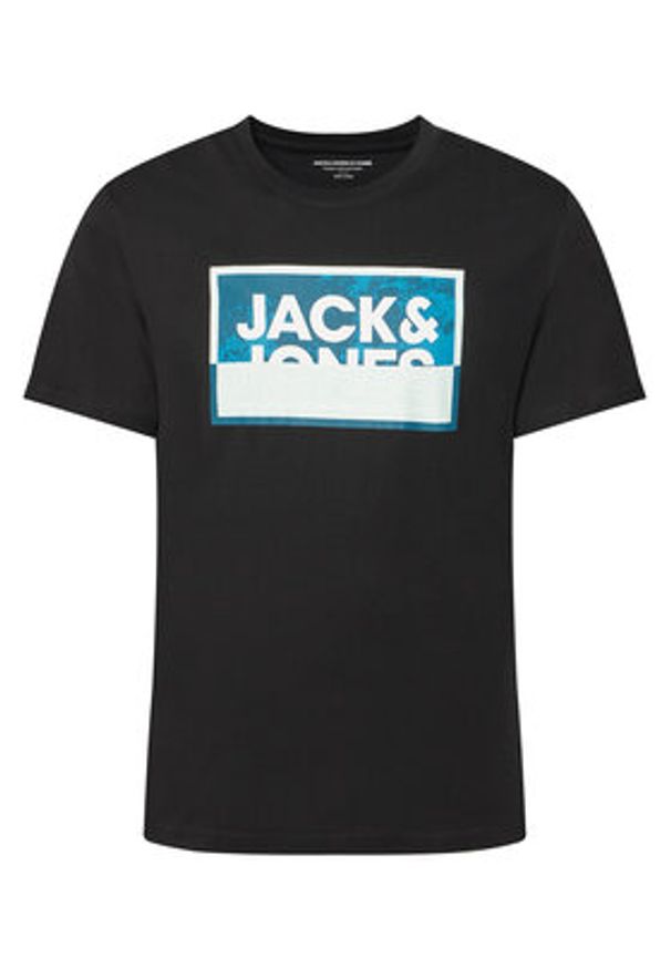 Jack & Jones Komplet 3 t-shirtów Logan 12284754 Kolorowy Regular Fit. Materiał: bawełna. Wzór: kolorowy