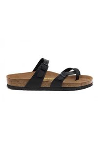 Klapki damskie Birkenstock 071791. Zapięcie: bez zapięcia. Kolor: wielokolorowy. Materiał: materiał. Sport: turystyka piesza