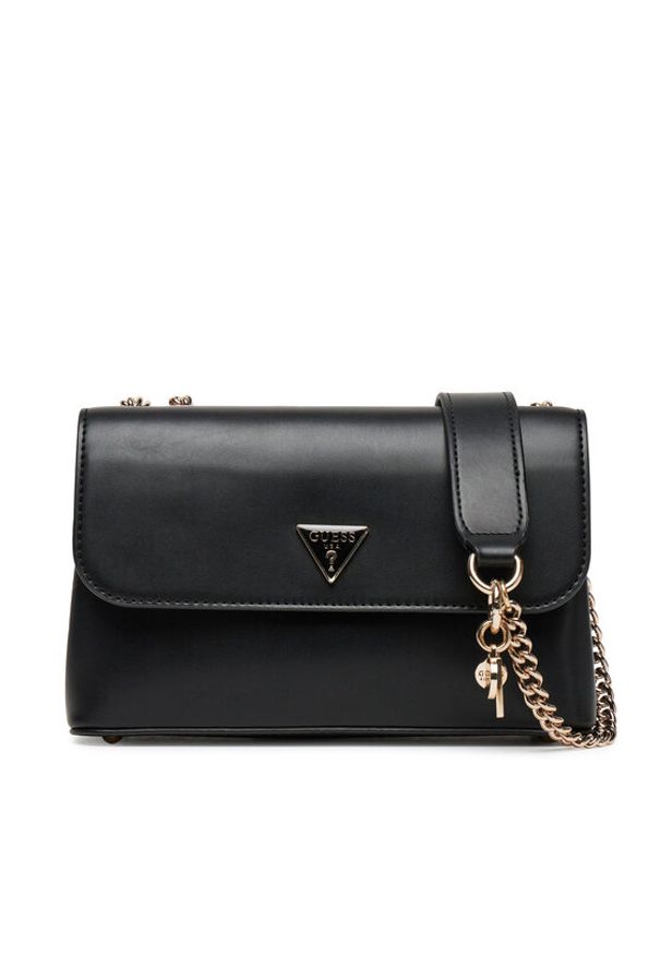 Guess Torebka Daryna II HWVG72 08200 Czarny. Kolor: czarny. Materiał: skórzane