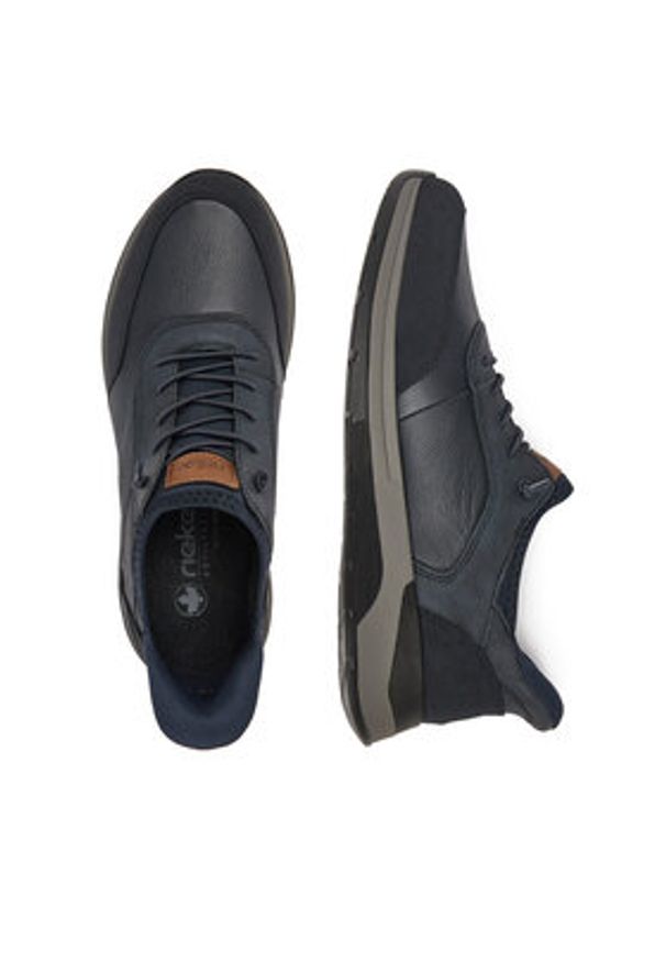 Rieker Sneakersy 39655-14 Czarny. Kolor: czarny. Materiał: skóra