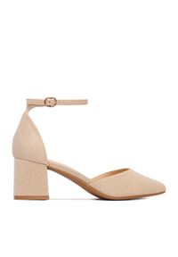 Jenny - JENNY Czółenka CEO-SW25-5 02 Beżowy. Kolor: beżowy. Materiał: materiał #1