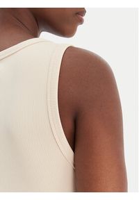 Guess Top W6GP22 K2954 Beżowy Regular Fit. Kolor: beżowy. Materiał: syntetyk #5