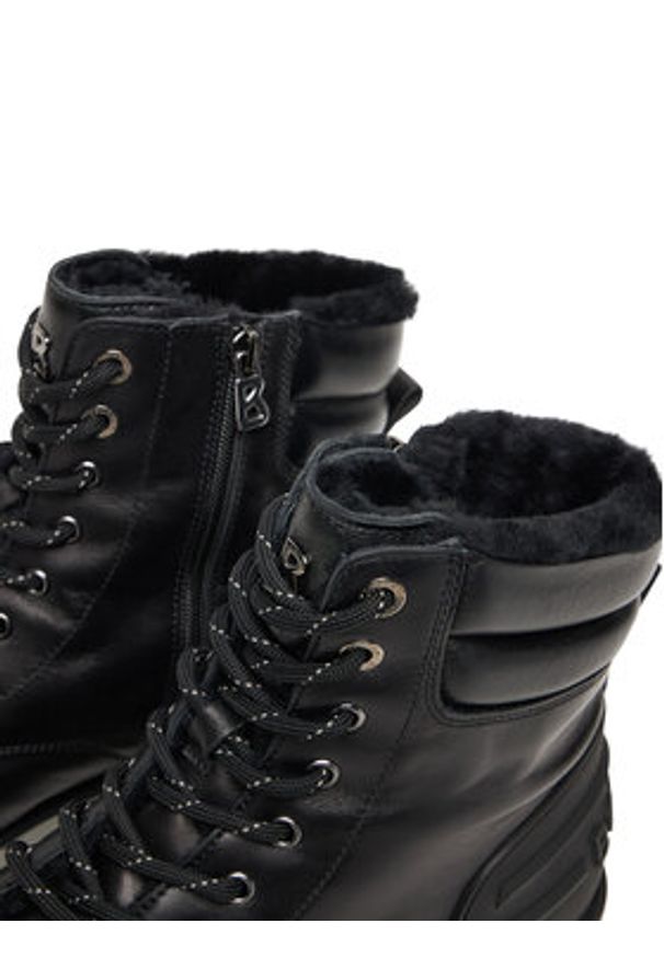 Bogner Trapery Courchevel 32 12544333 Czarny. Kolor: czarny. Materiał: skóra